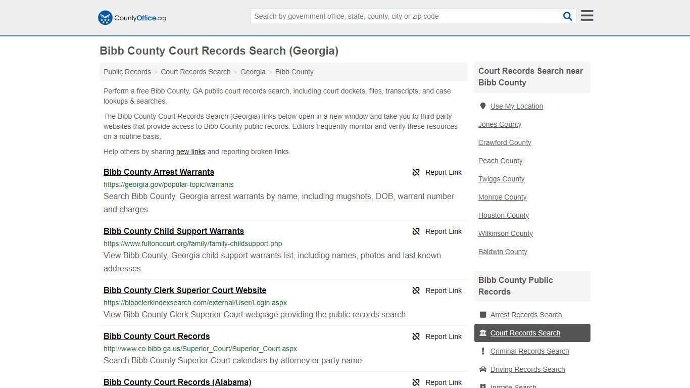 Bibb County Court Records Search (Georgia) - County Office